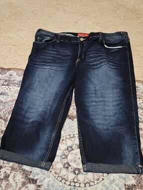 Baby Phat Indigo Cropped Jeans